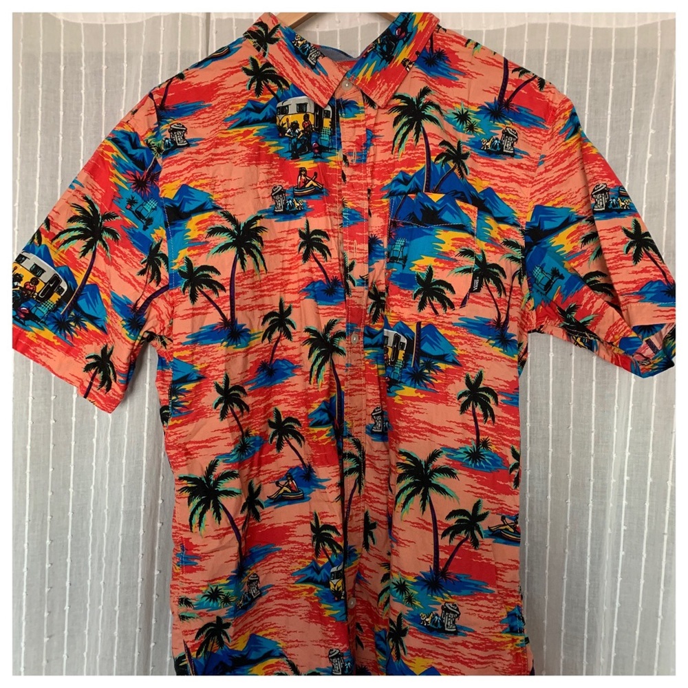 Vans Hawaiian Shirt-Size Large